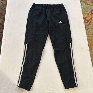 Adidas Climalite men’s‎ training pants joggers sweats pants medium black EUC